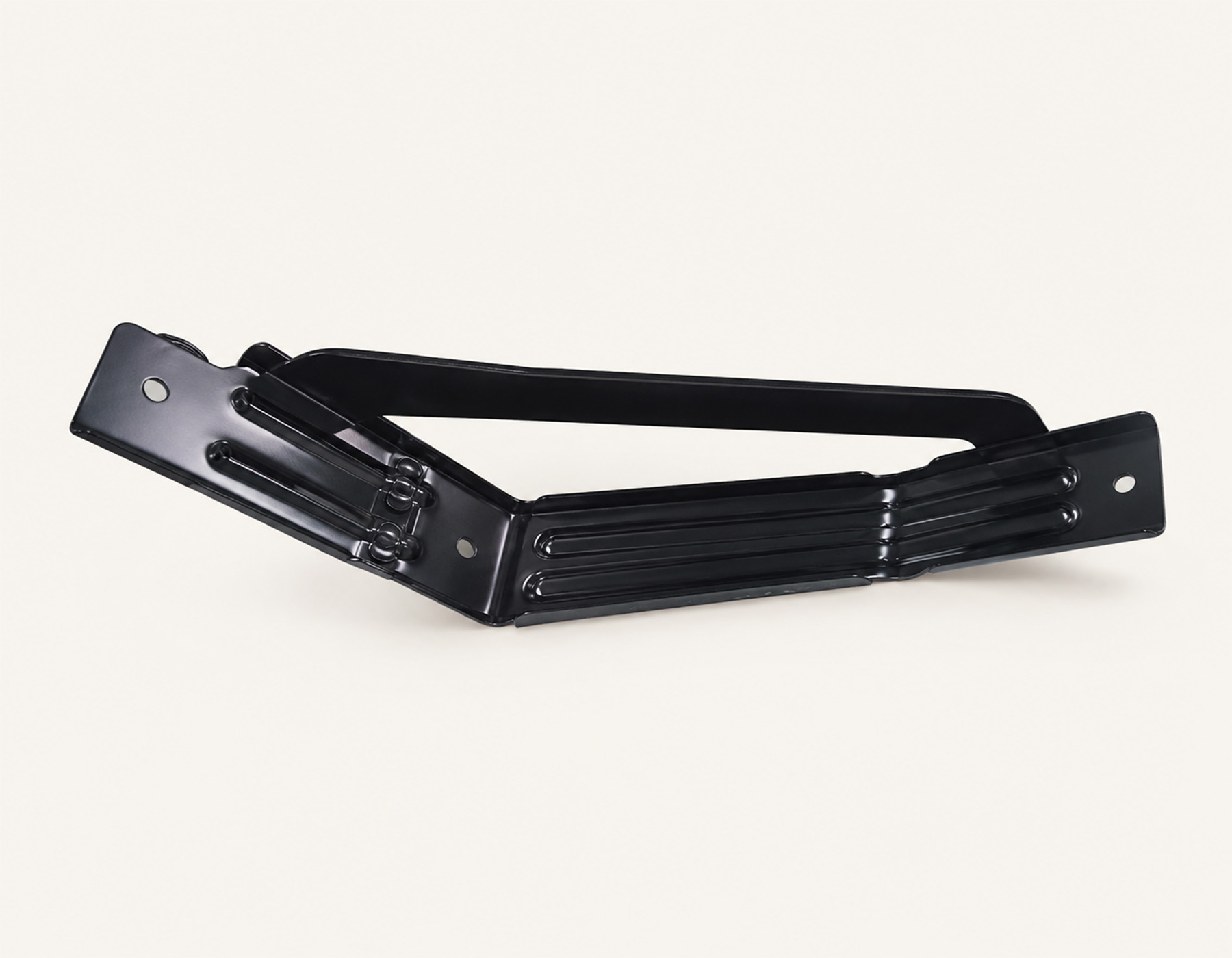 Folded sheet metal enclosure with clean bends and finished surfaces